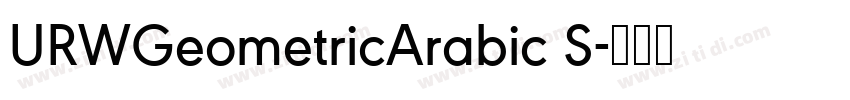 URWGeometricArabic S字体转换 URWGeometricArabic S字体转换